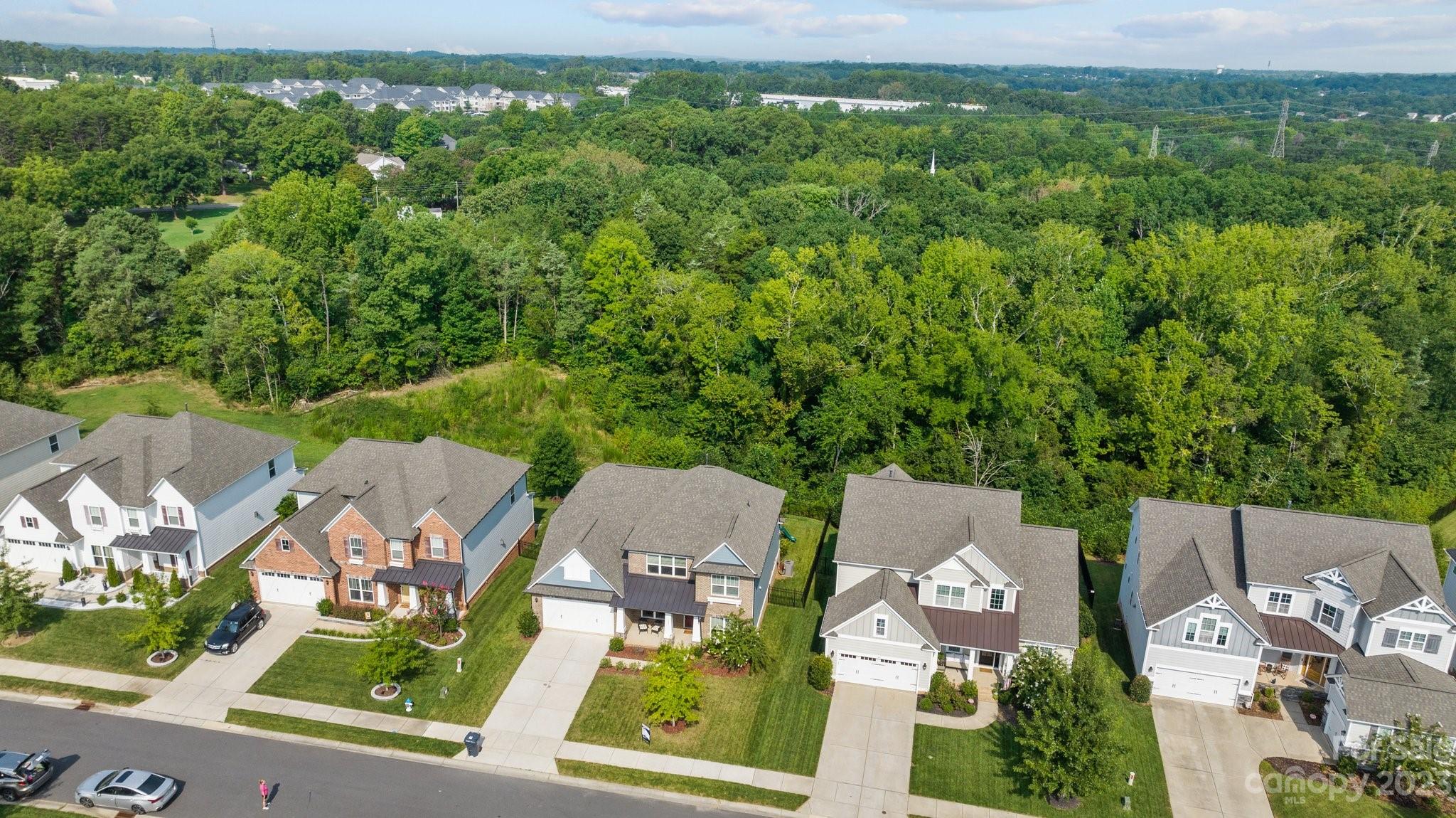 137 Hampton Trail Drive Fort Mill, SC 29708 - Photo 46 of 48 an aerial view of residential houses with outdoor space and trees