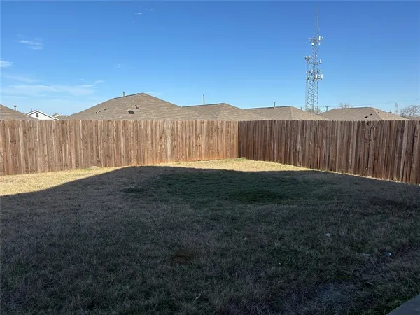 a backyard of a house