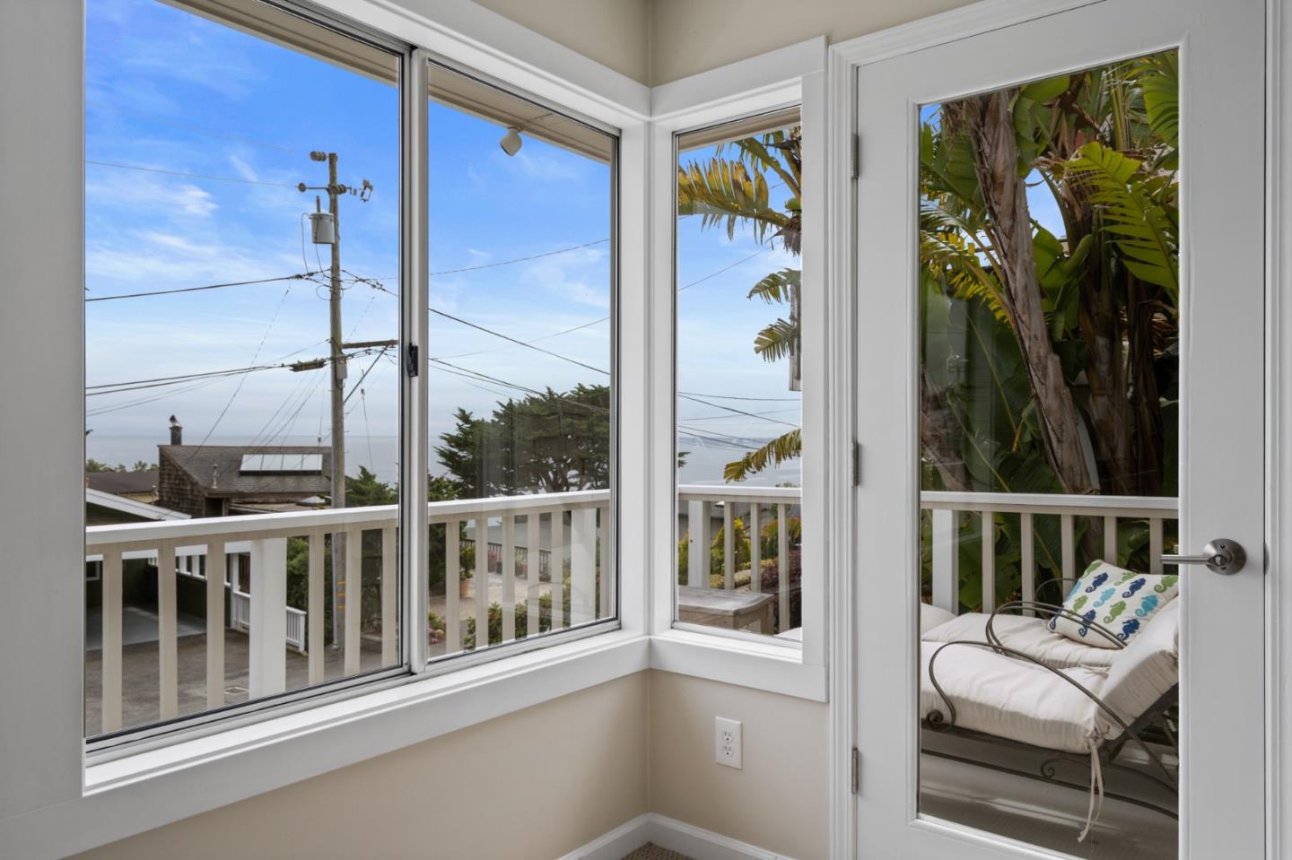 57 Sunset Drive Watsonville, CA 95076 - Photo 19 of 44 a view of a balcony with furniture and front door