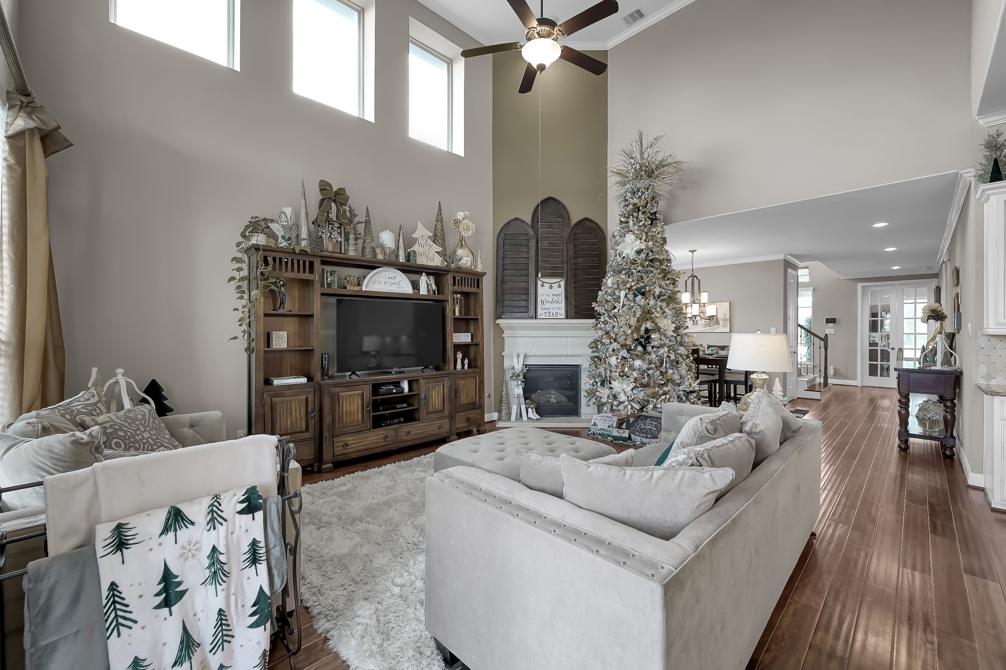 21926 Shamion Court Spring, TX 77379 - Photo 50 of 50 Open floorplan sees all the way into the study from the living area.