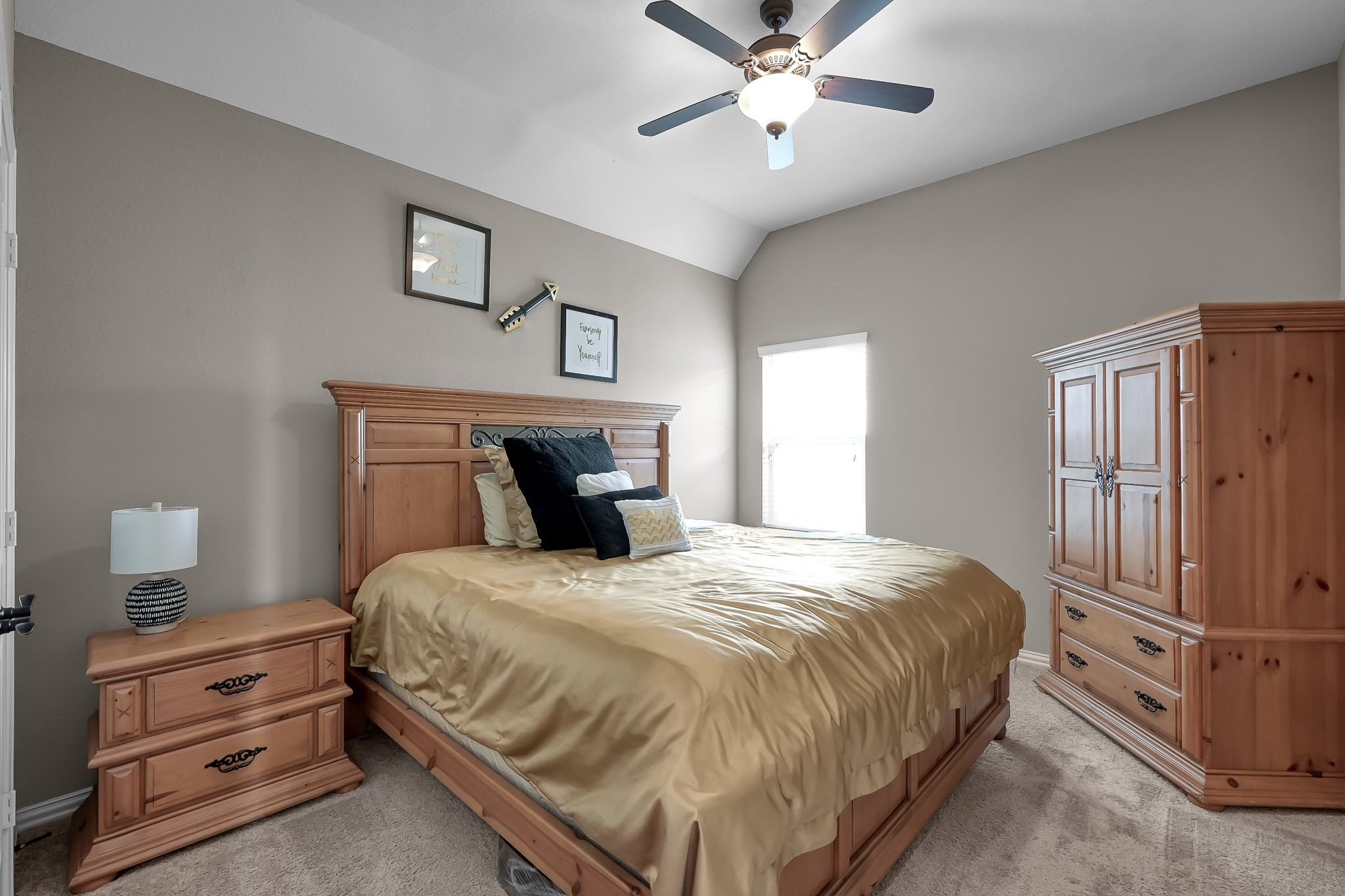 21926 Shamion Court Spring, TX 77379 - Photo 32 of 50 1st Guest Bedroom on second floor with walk-in closet. Large enough for a king sized bed and oversized furniture.