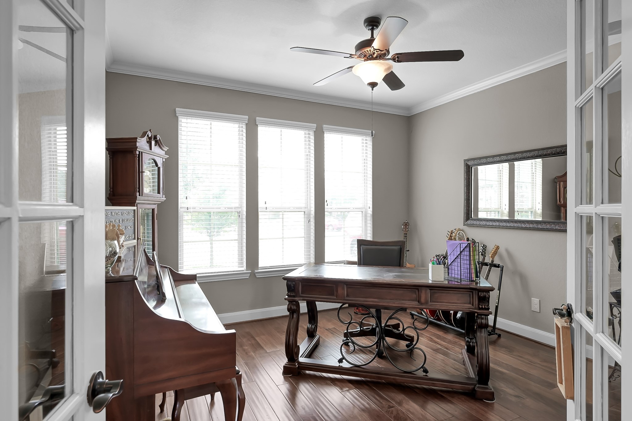 21926 Shamion Court Spring, TX 77379 - Photo 6 of 50 Spacious study can be used as a second bedroom on the first floor.