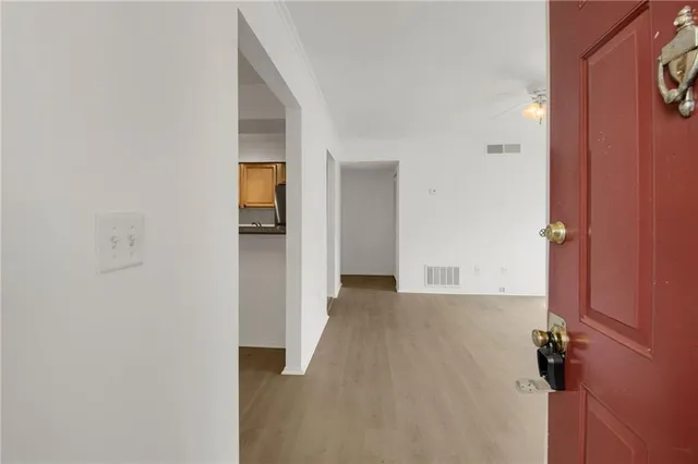 wooden floor in a gallery