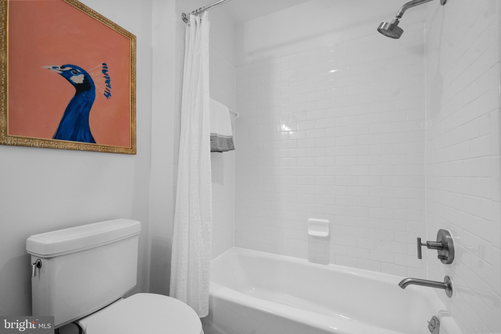 2412 17th Street Northwest, Unit 102 Washington, DC 20009 - Photo 17 of 21 a bathroom with a toilet and a bathtub