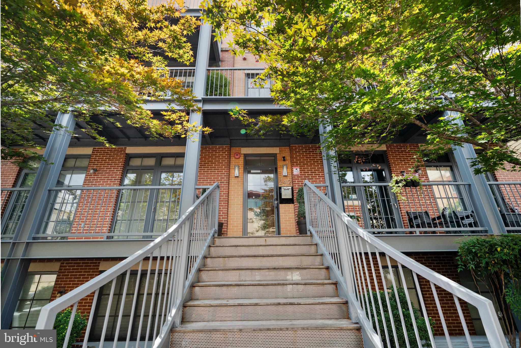 2412 17th Street Northwest, Unit 102 Washington, DC 20009 - Photo 19 of 21 a view of a house with entrance and stairs