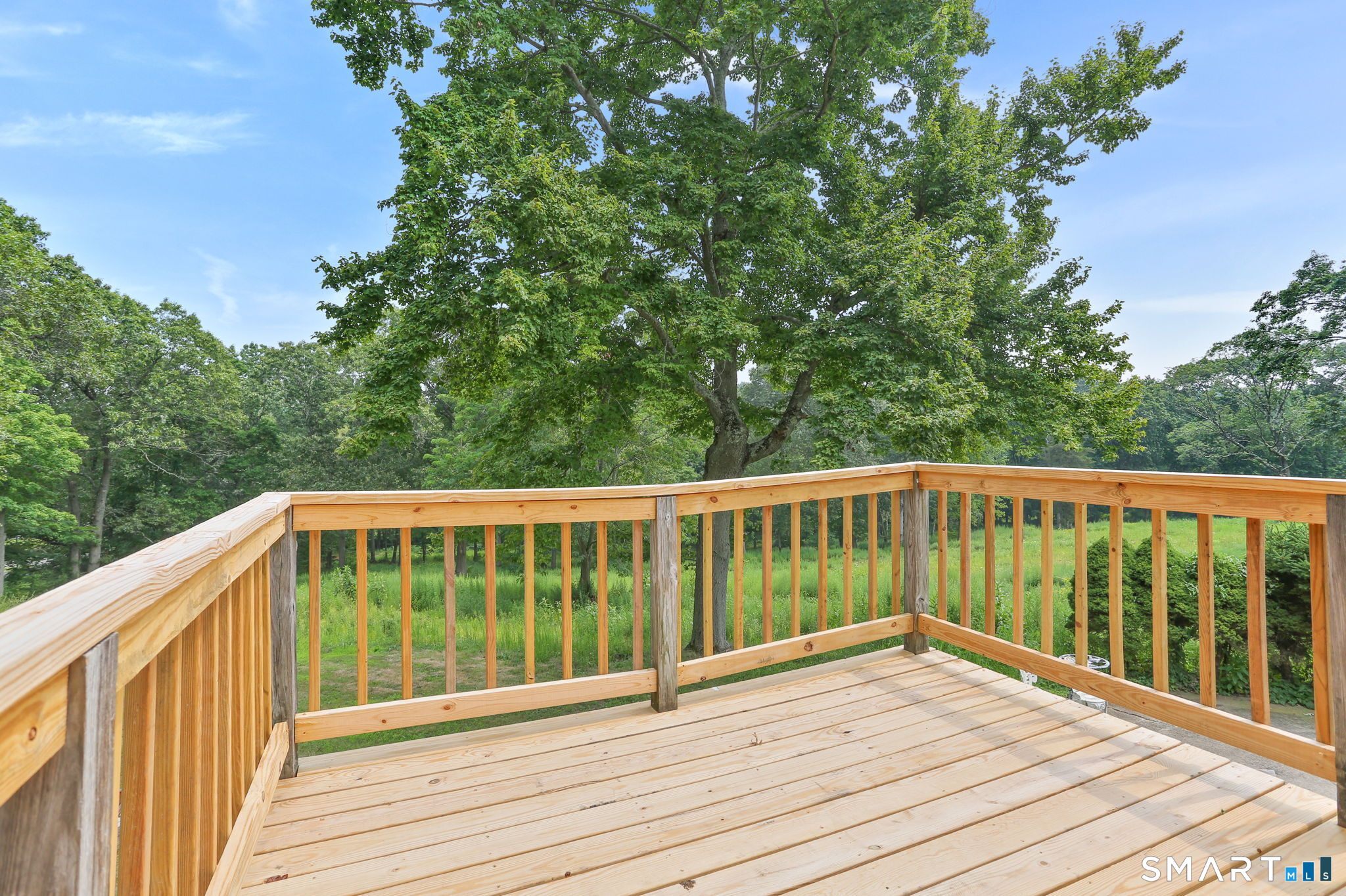 421 Strong Street East Haven, CT 06512 - Photo 26 of 30 a view of wooden deck and a yard