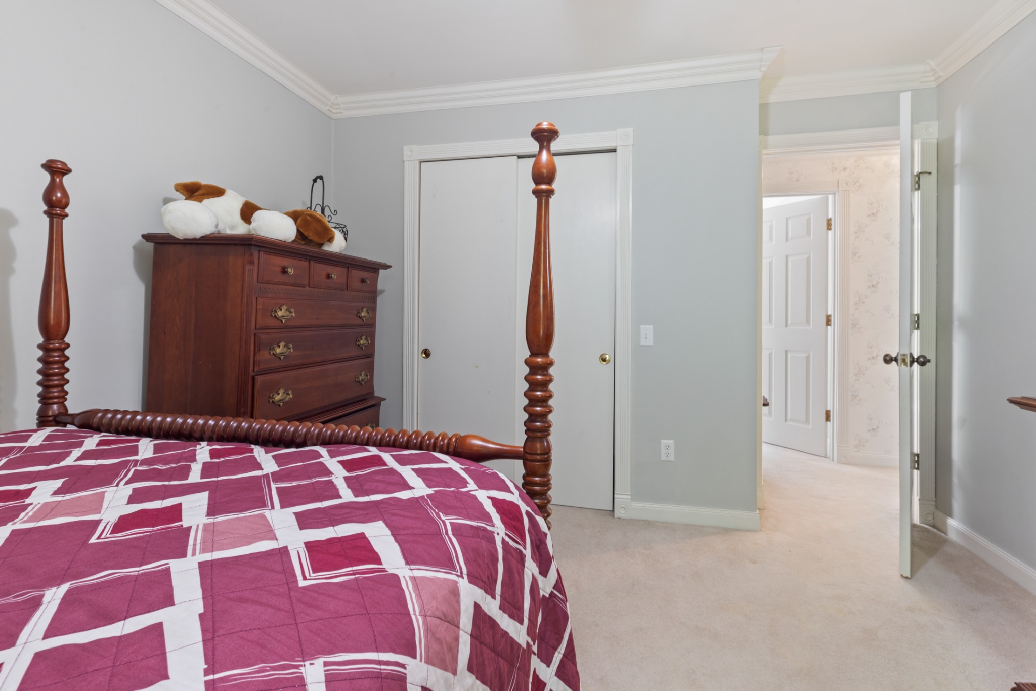 7422 Indian Creek Road McEwen, TN 37101 - Photo 40 of 71 a bedroom with a bed and a cabinets