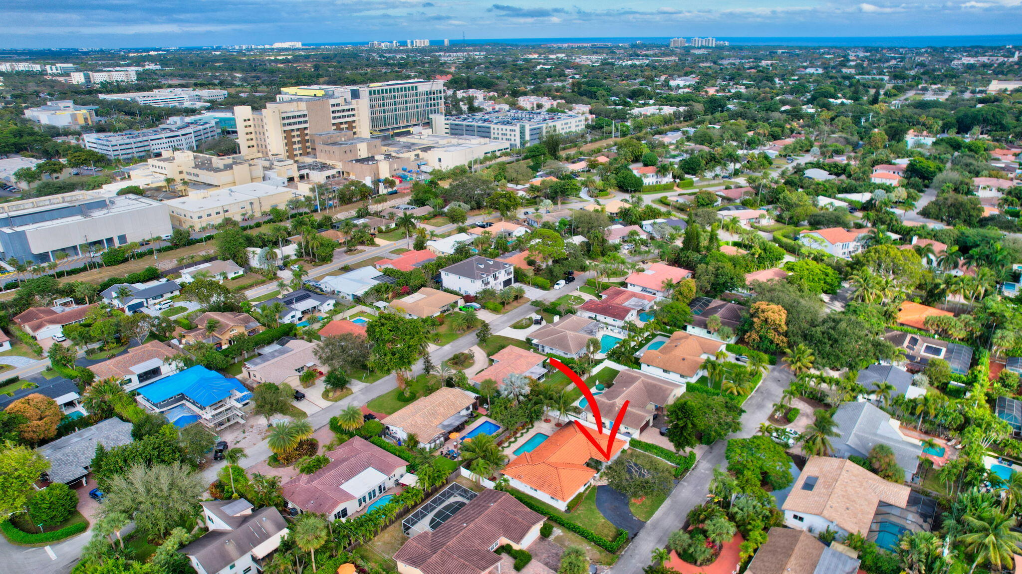 869 Northwest 6th Terrace Boca Raton, FL 33486 - Photo 41 of 45 Aerial View
