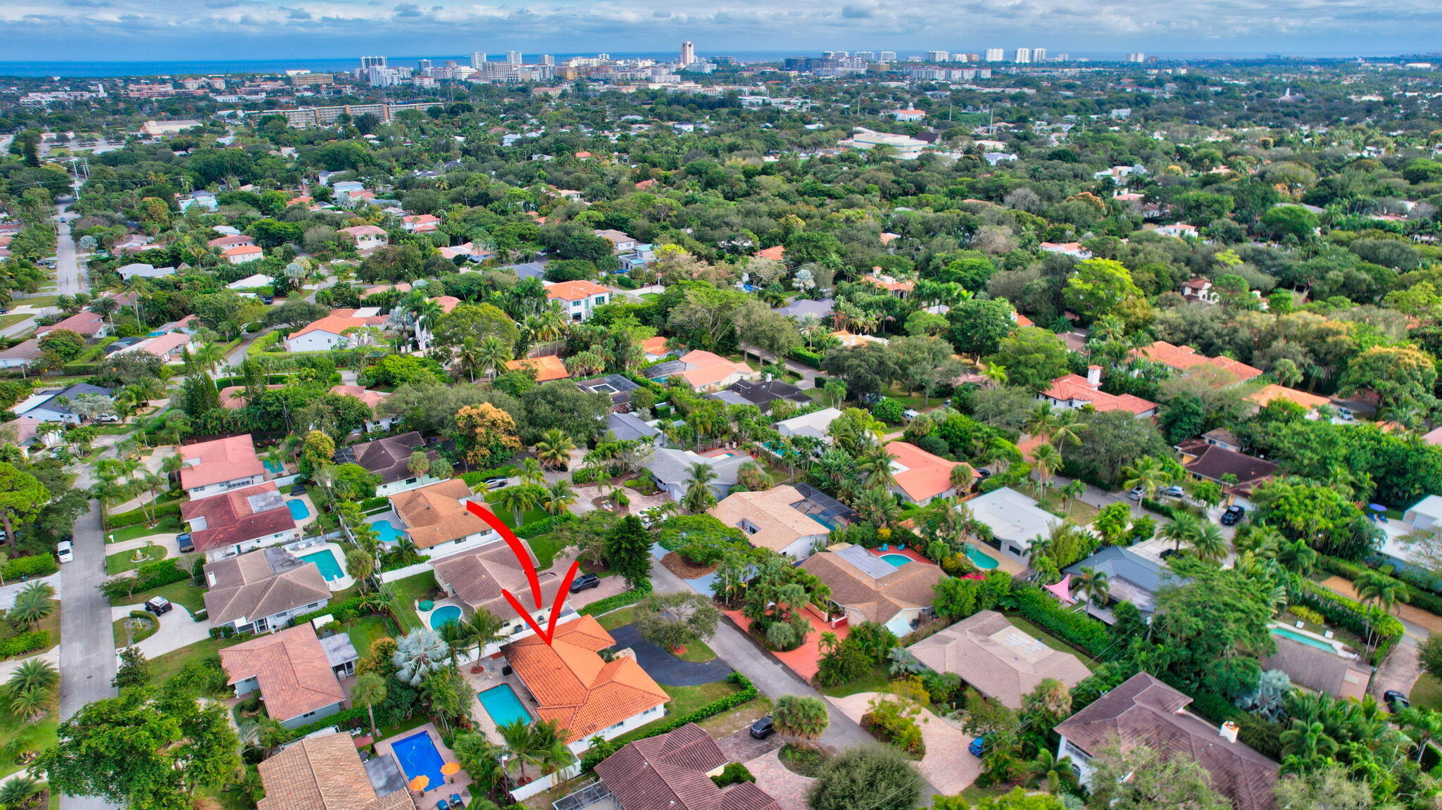 869 Northwest 6th Terrace Boca Raton, FL 33486 - Photo 44 of 45 Aerial View
