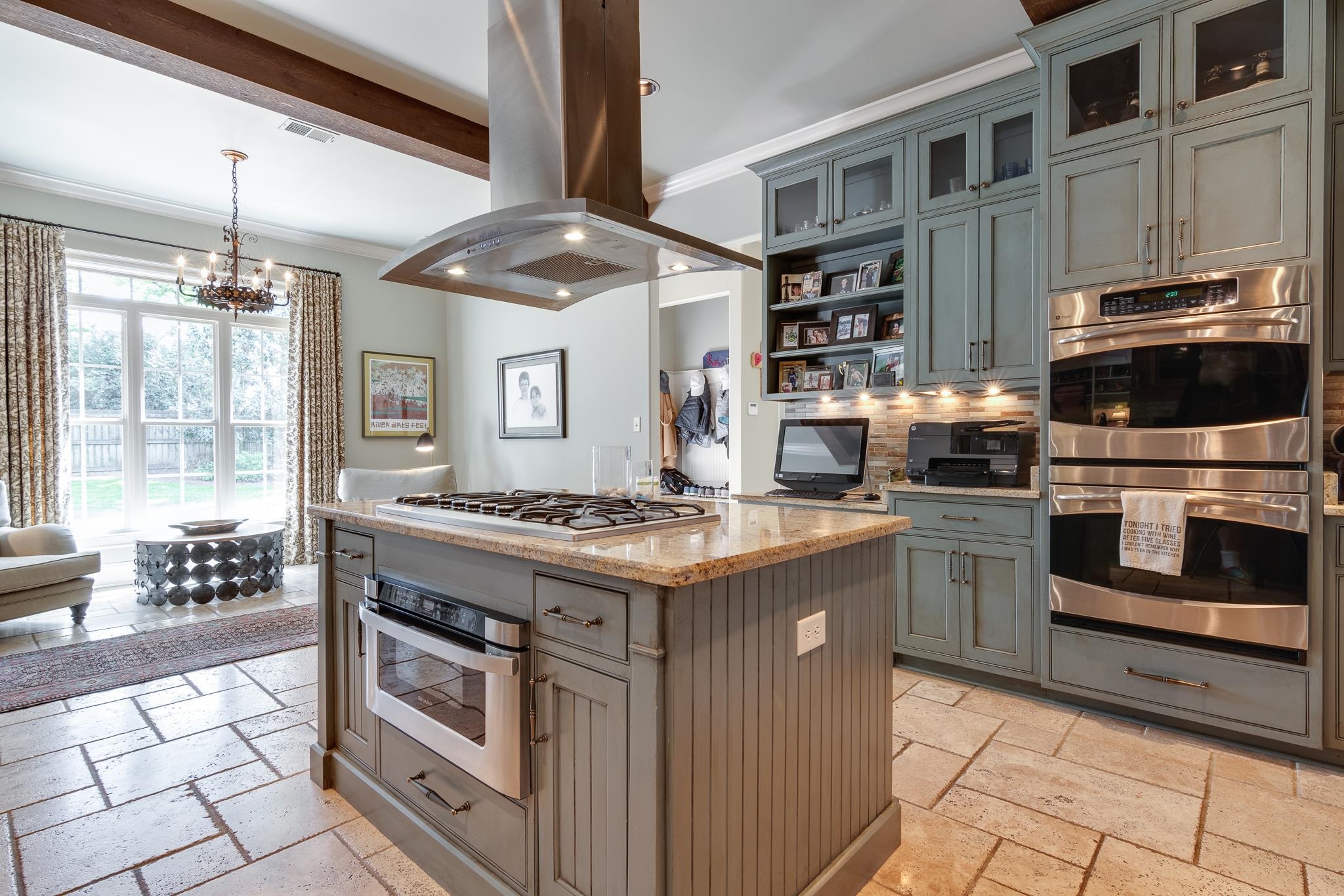5245 Cole Road Memphis, TN 38120 - Photo 15 of 25 a kitchen with a stove and a microwave