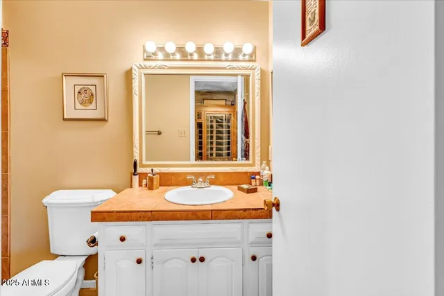 a bathroom with a toilet a sink and a shower