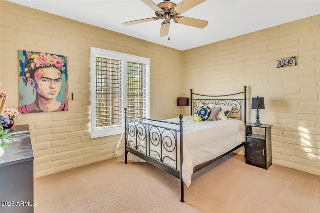 a room with furniture and a window