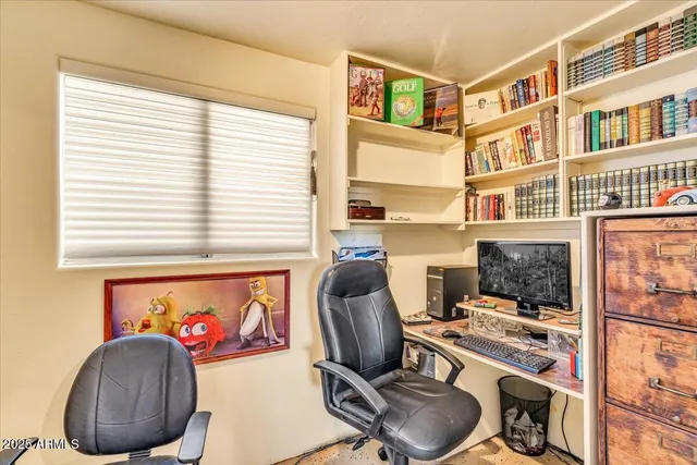 a view of a swimming pool with a porch