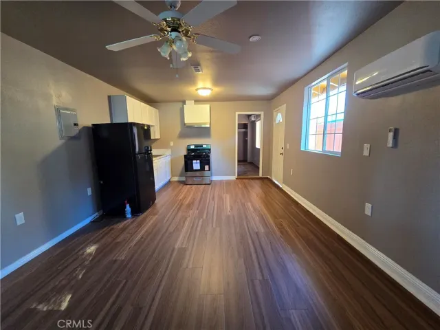 a view of a livingroom with a chandelier
