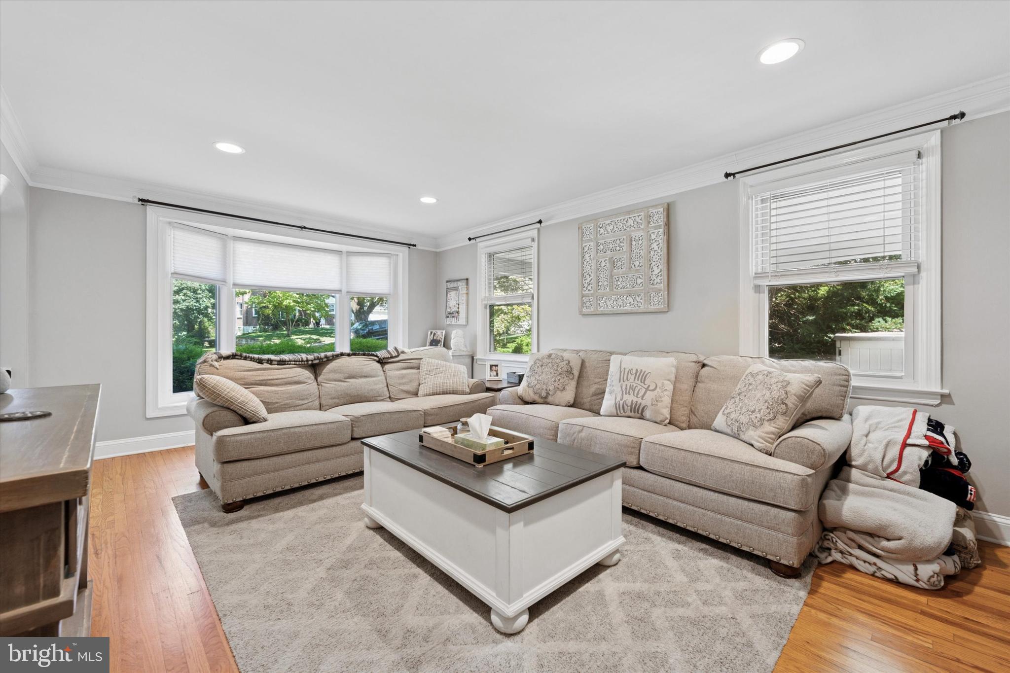 1636 Rose Glen Road Havertown, PA 19083 - Photo 12 of 38 a living room with furniture and a large window