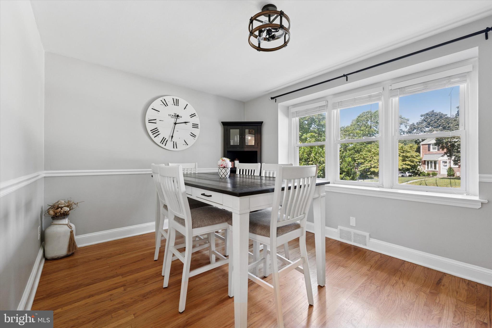 1636 Rose Glen Road Havertown, PA 19083 - Photo 6 of 38 a view of a dining room with furniture window and wooden floor