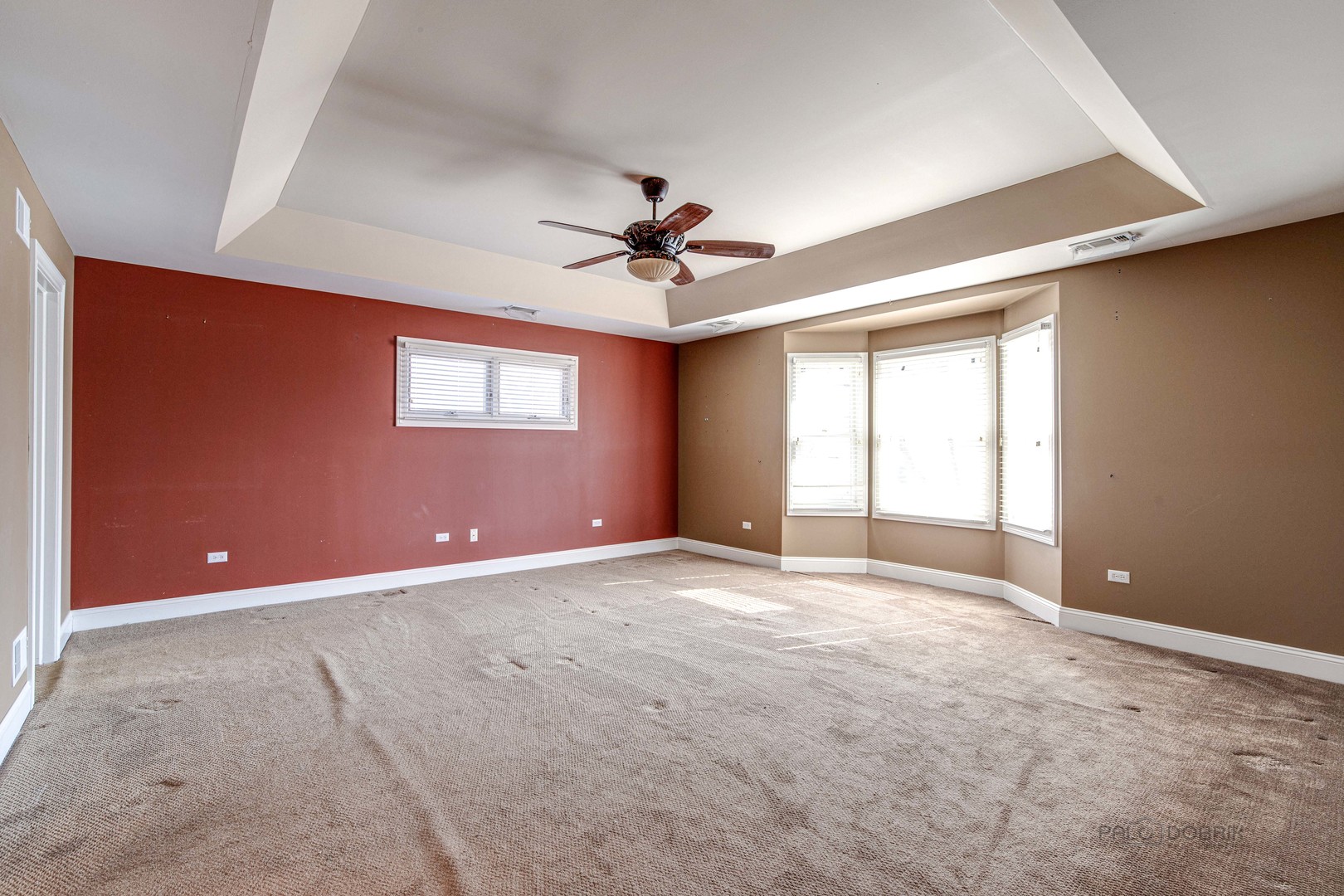 511 Alexander Boulevard Elmhurst, IL 60126 - Photo 24 of 38 an empty room with windows and a ceiling fan