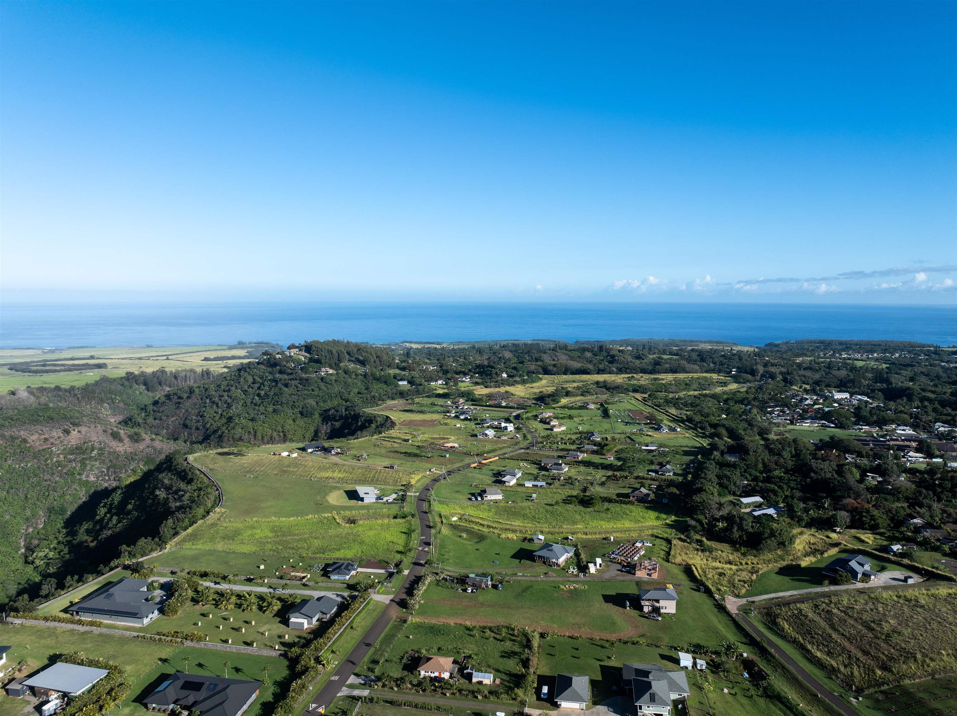 1022 Auwaha Place, Unit A Haiku, HI 96708 - Photo 23 of 26 an aerial view of residential houses with outdoor space
