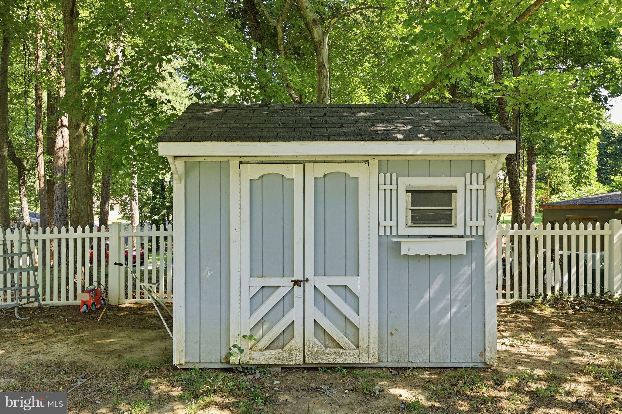 1040 Redeye Road Lusby, MD 20657 - Photo 34 of 51 Shed in backyard for extra storage