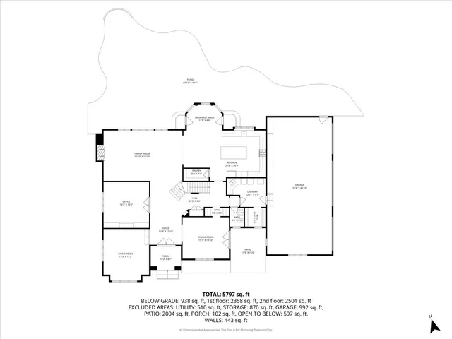 $1,599,000 | 14840 Creekside Path, Green Oaks, IL 60048