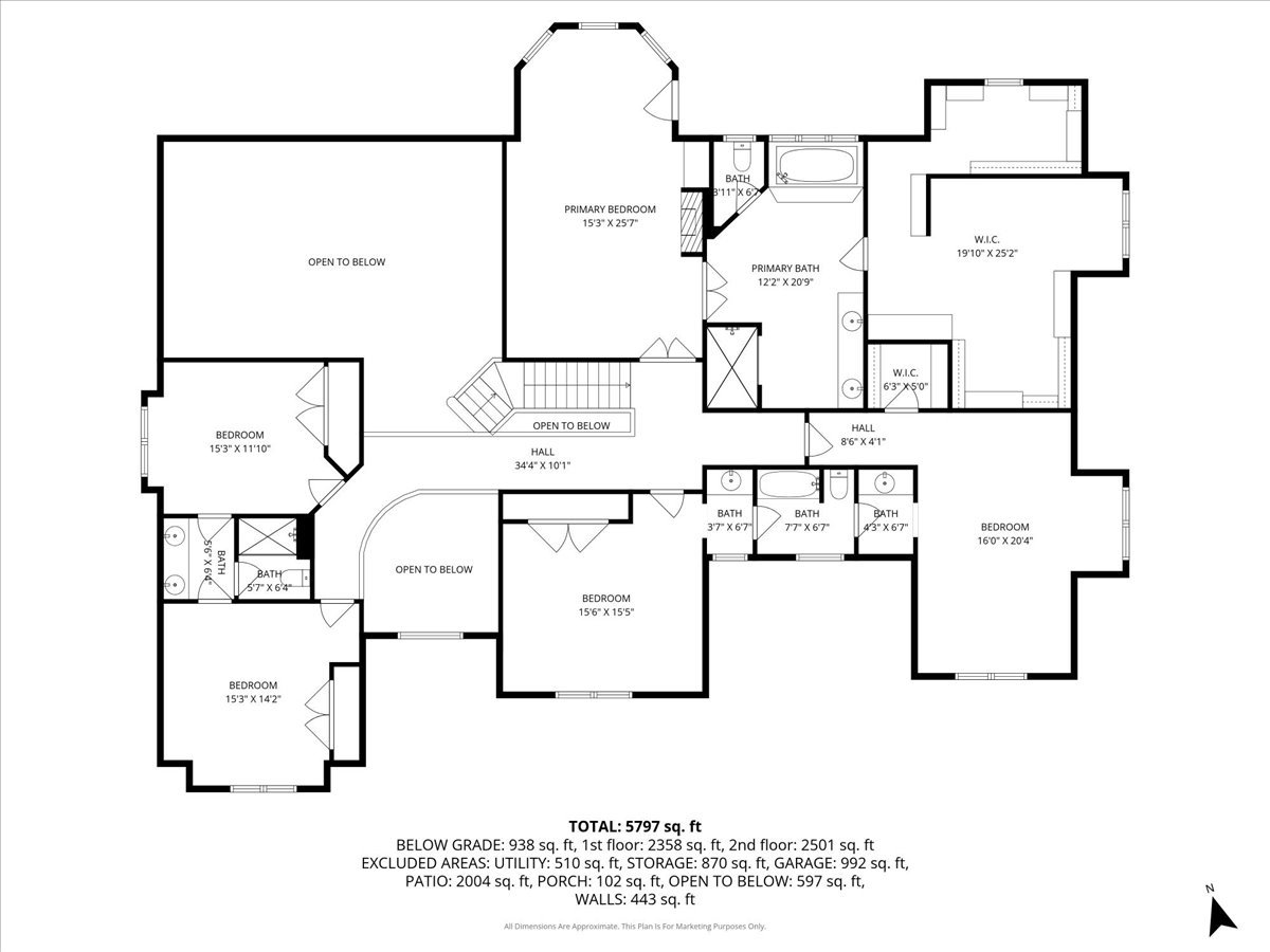 14840 Creekside Path Green Oaks, IL 60048 - Photo 34 of 35 a black and white photo of a painting