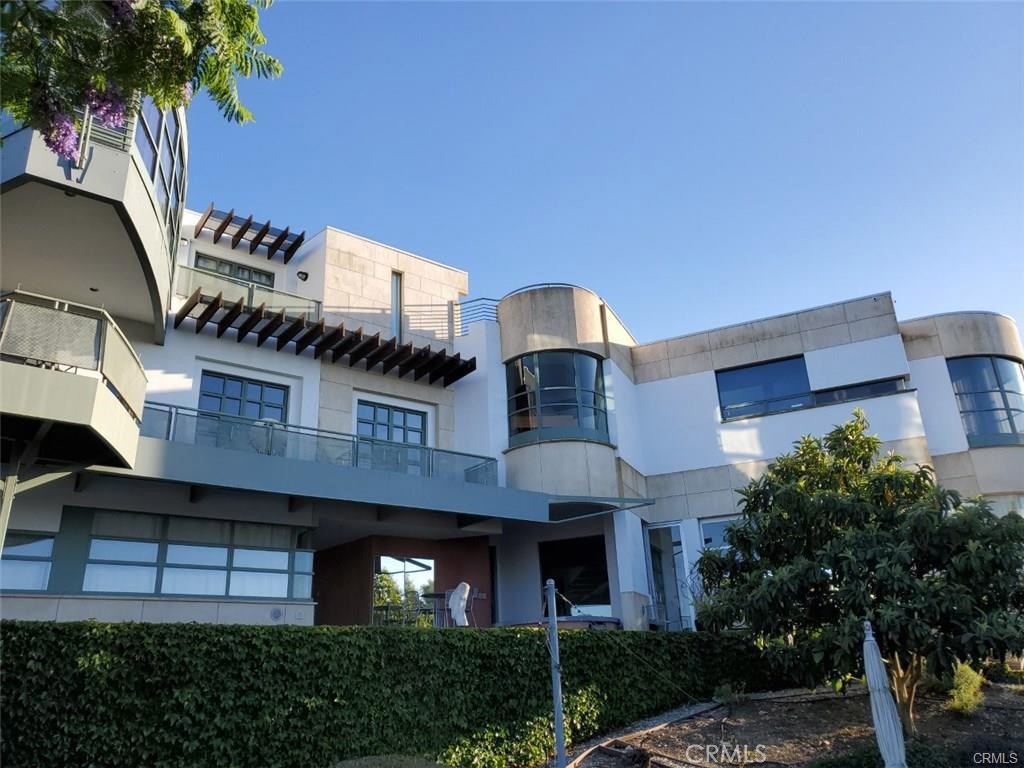 a aerial view of a house