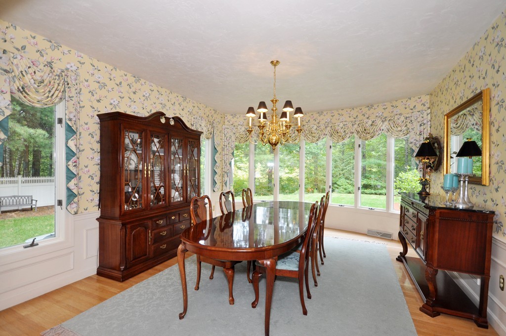 54 Phillips Road Sudbury, MA 01776 - Photo 11 of 30 a view of a dining room with furniture window and outside view