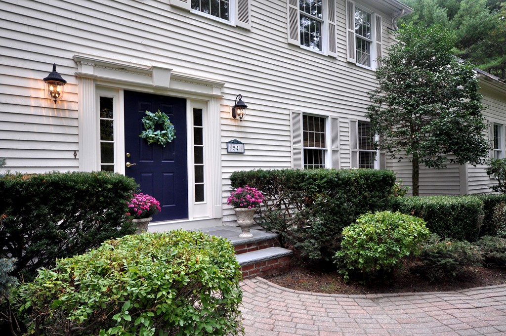 54 Phillips Road Sudbury, MA 01776 - Photo 2 of 30 a view of a house with potted plants
