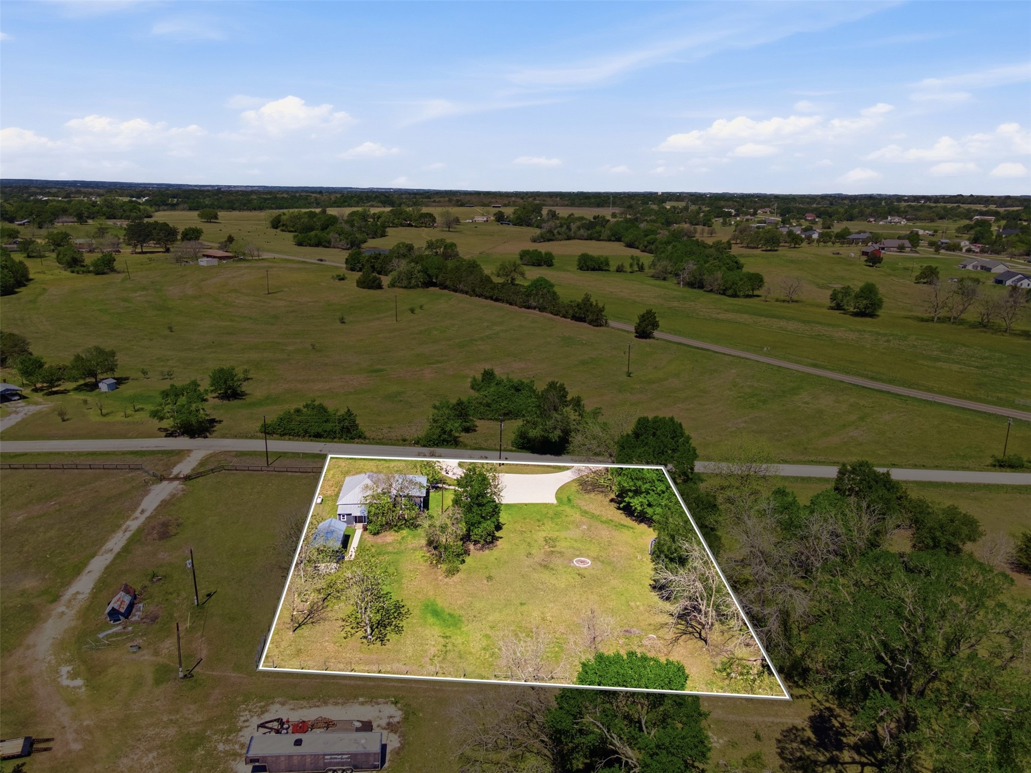 1903 Tigerpoint Road Brenham, TX 77833 - Photo 25 of 27 an aerial view of a house