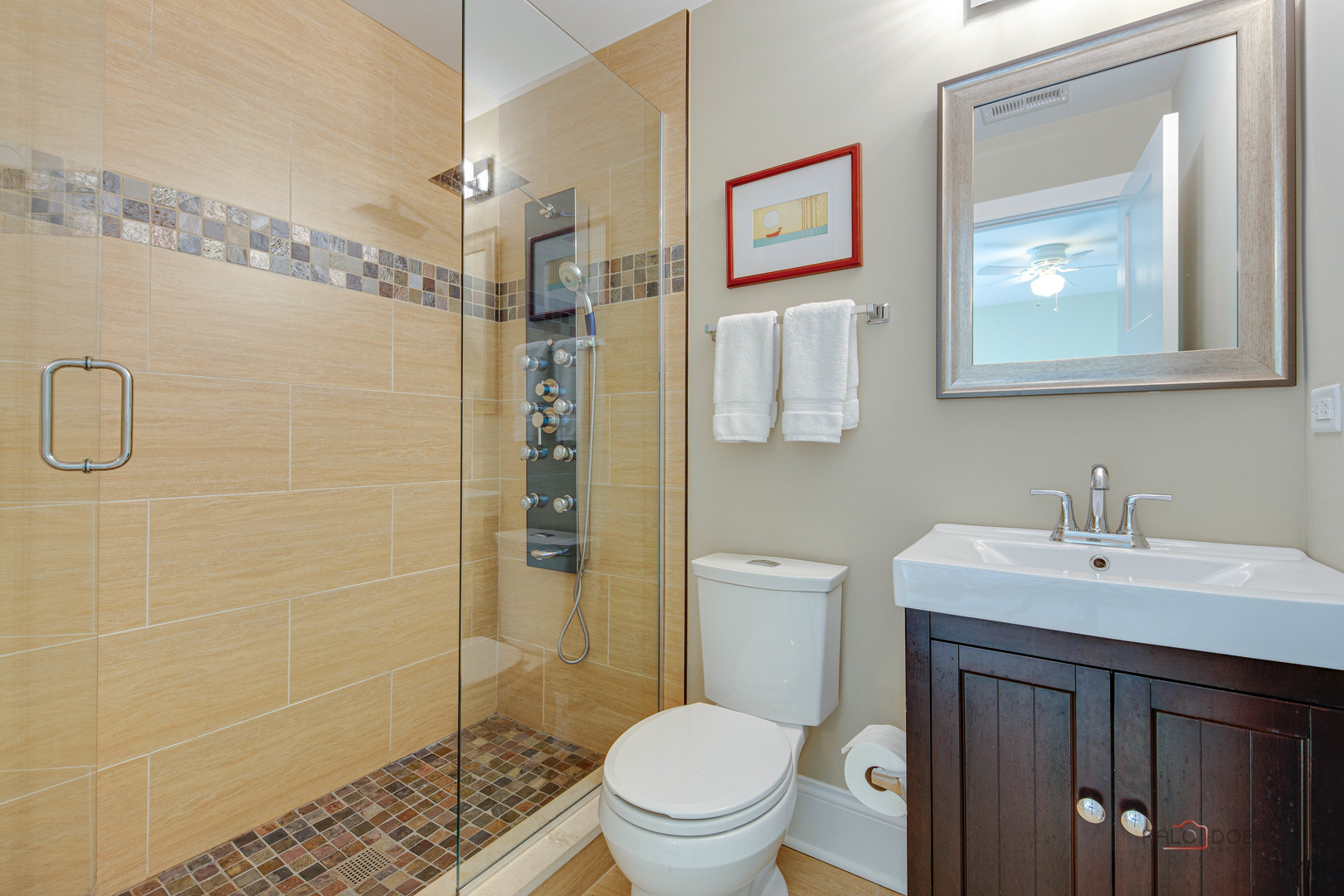 192 Gage Road Riverside, IL 60546 - Photo 38 of 56 a bathroom with a sink toilet and shower