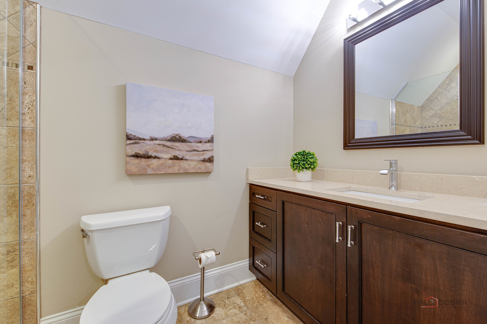 192 Gage Road Riverside, IL 60546 - Photo 45 of 56 a bathroom with a toilet a sink and mirror