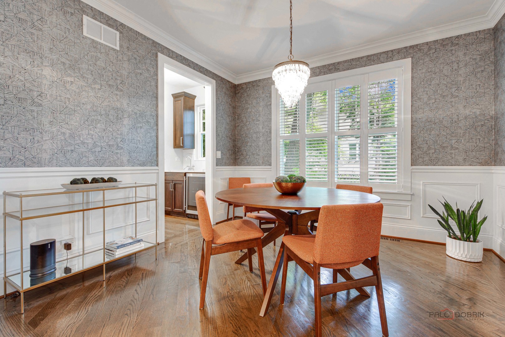 192 Gage Road Riverside, IL 60546 - Photo 9 of 56 a view of a dining room with furniture window and wooden floor