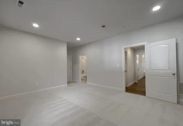 a view of an empty room