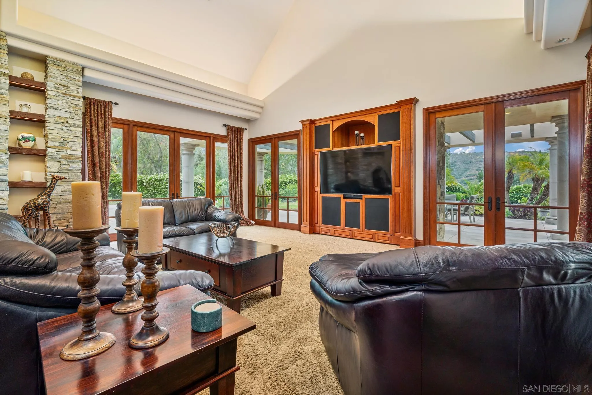 14380 Ciera Court Poway, CA 92064 - Photo 49 of 52 a living room with furniture and floor to ceiling windows