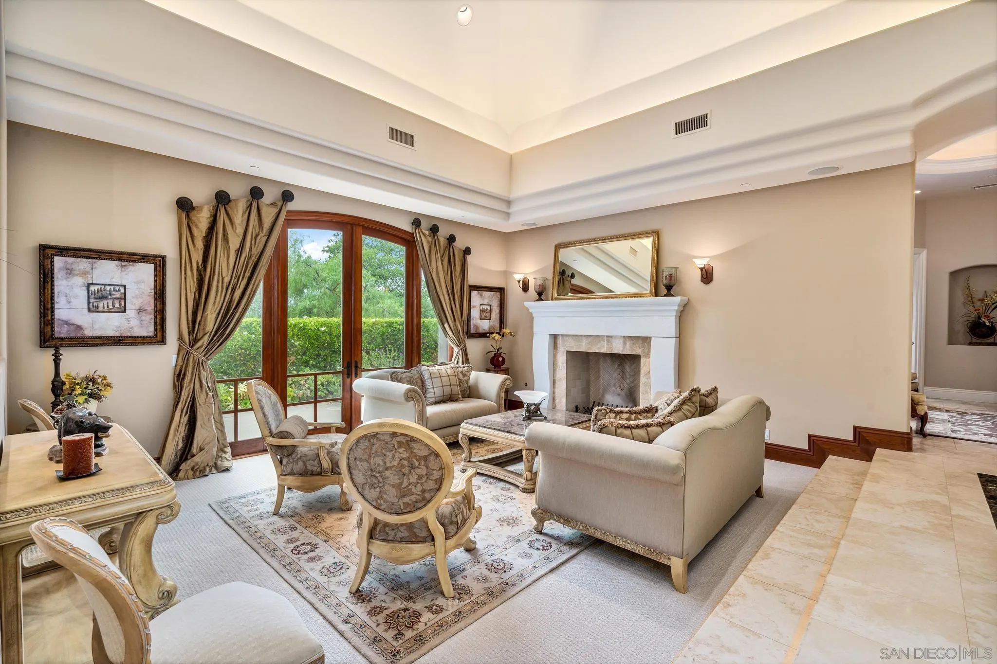 14380 Ciera Court Poway, CA 92064 - Photo 7 of 52 a living room with furniture large window and a fireplace