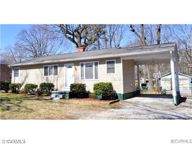 2324 Coxendale Road Chester, VA 23831 - Photo 18 of 18 a front view of a house with garden