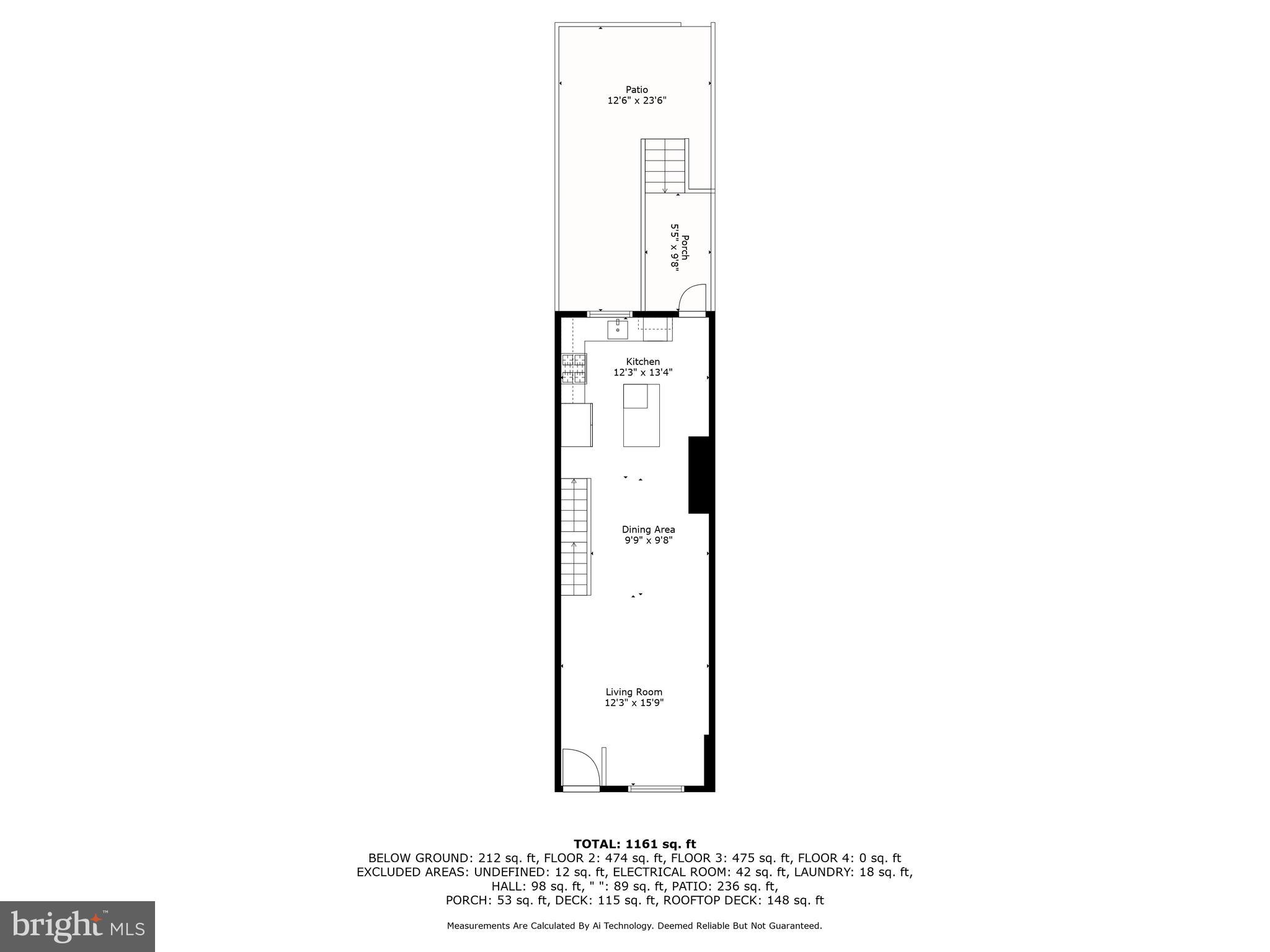 116 Rochester Place Baltimore, MD 21224 - Photo 4 of 45 a picture of a floor plan