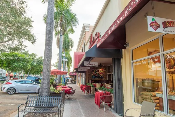 an outdoor space with lots of stuff