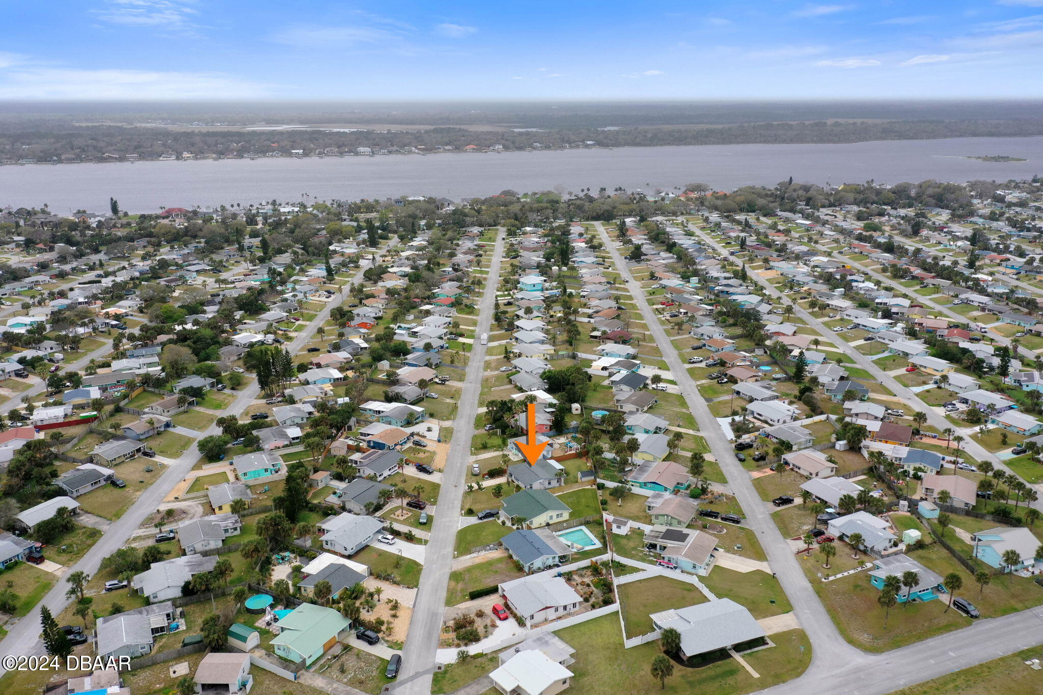 9 Palm Drive Ormond Beach, FL 32176 - Photo 47 of 47 an aerial view of multiple house