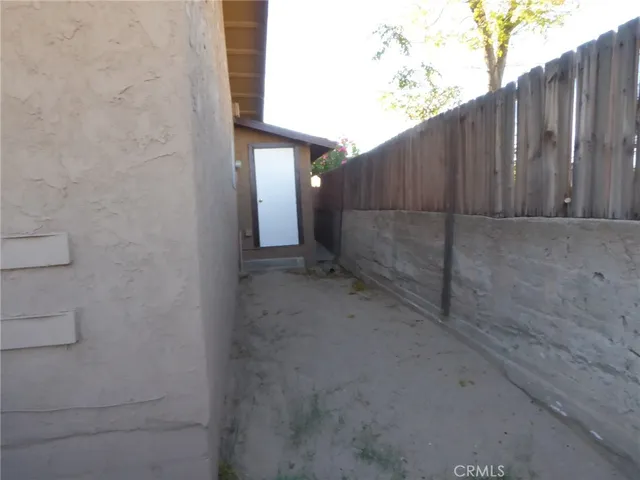 a view of a small space