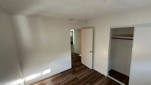 a view of a room with rack on the wall