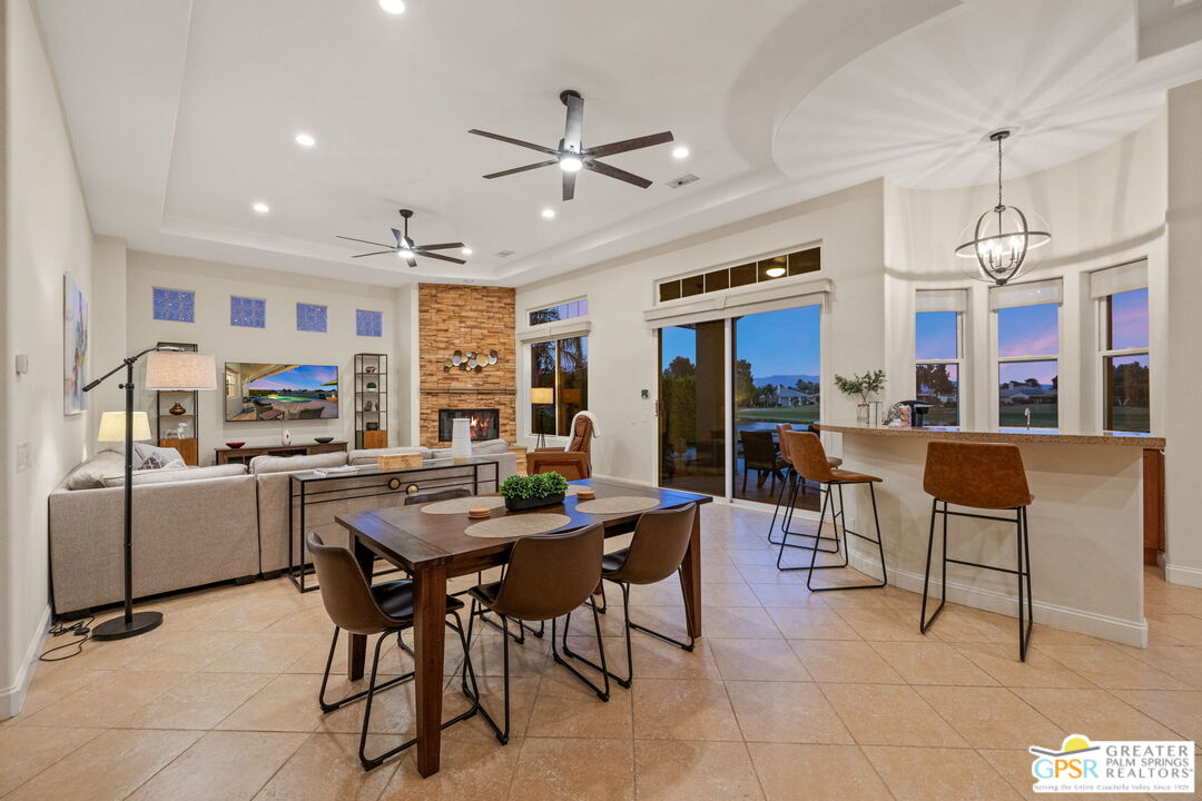 88 Vía Las Flores Rancho Mirage, CA 92270 - Photo 10 of 65 a view of a dining room with furniture