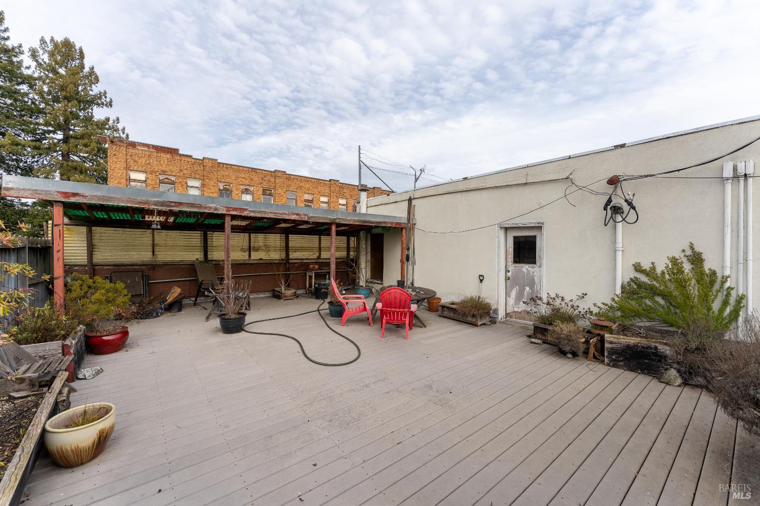38 South Main Street Willits, CA 95490 - Photo 71 of 88 a view of a backyard with sitting area and furniture
