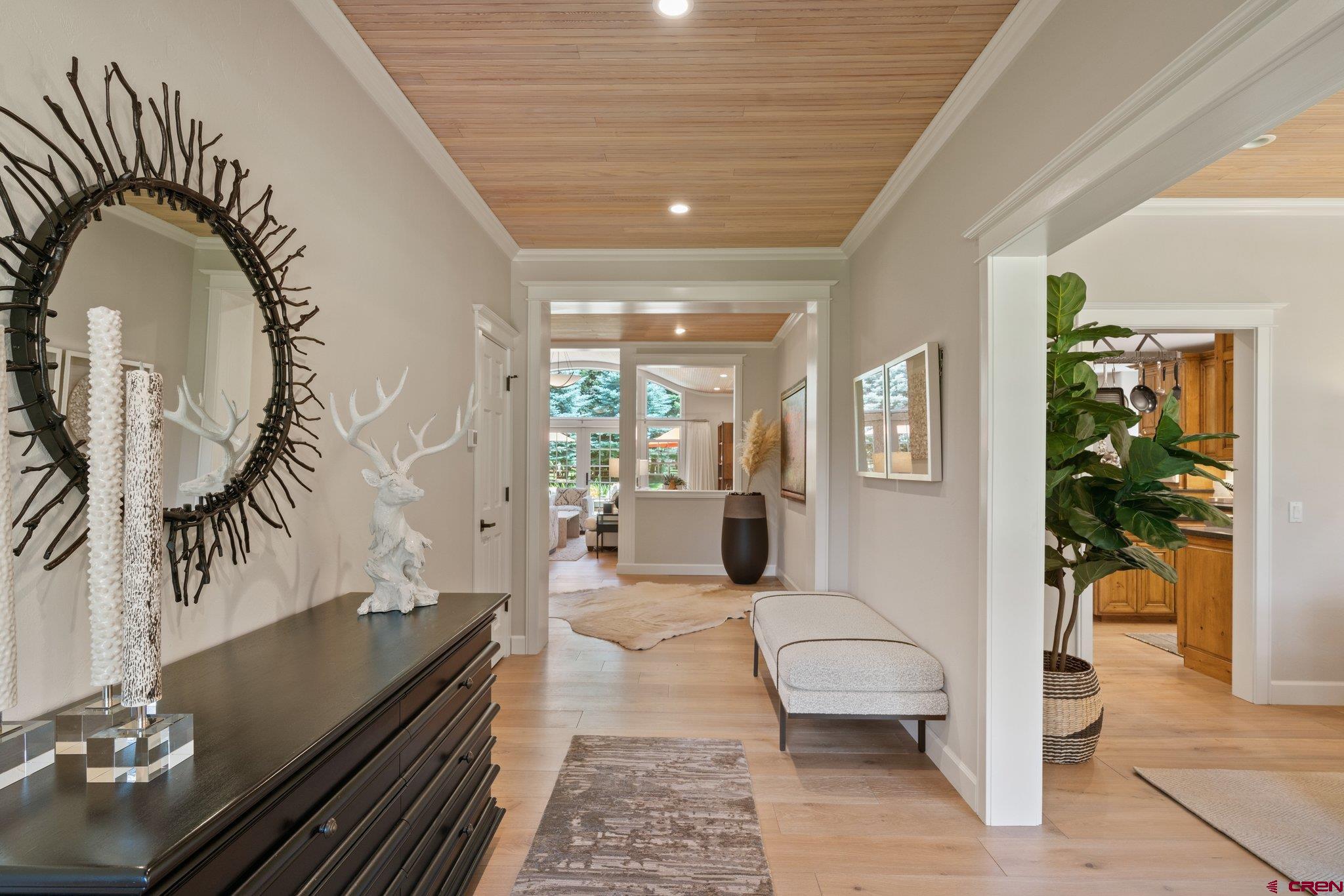 385 Red Rock Road Durango, CO 81301 - Photo 3 of 35 a lobby with furniture and a rug