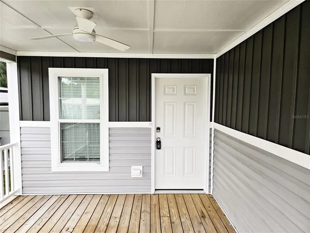 a view of wooden floor