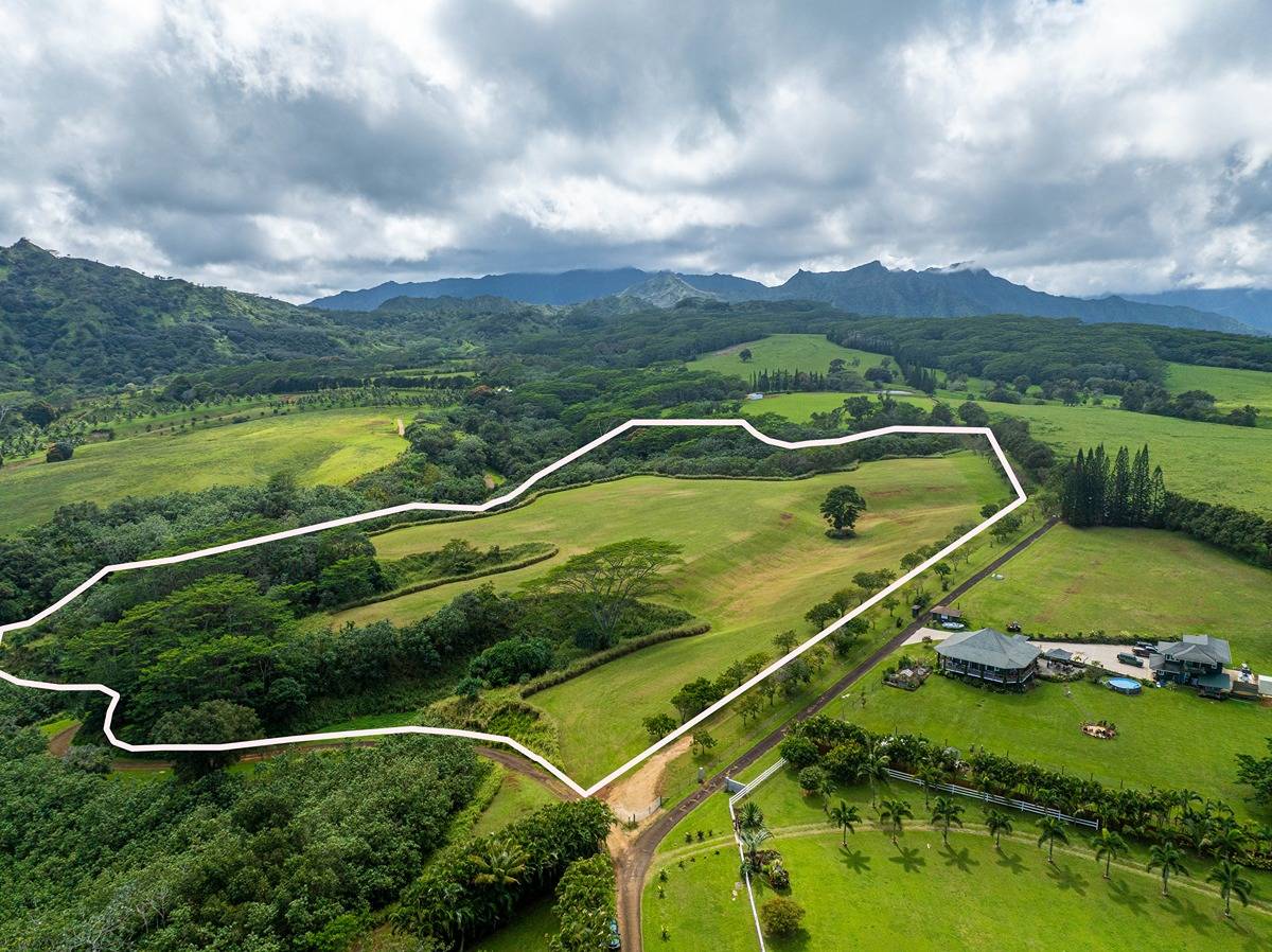 Kapuna Road Kilauea, HI 96754 - Photo 3 of 27 an aerial view of a residential houses with outdoor space and street view