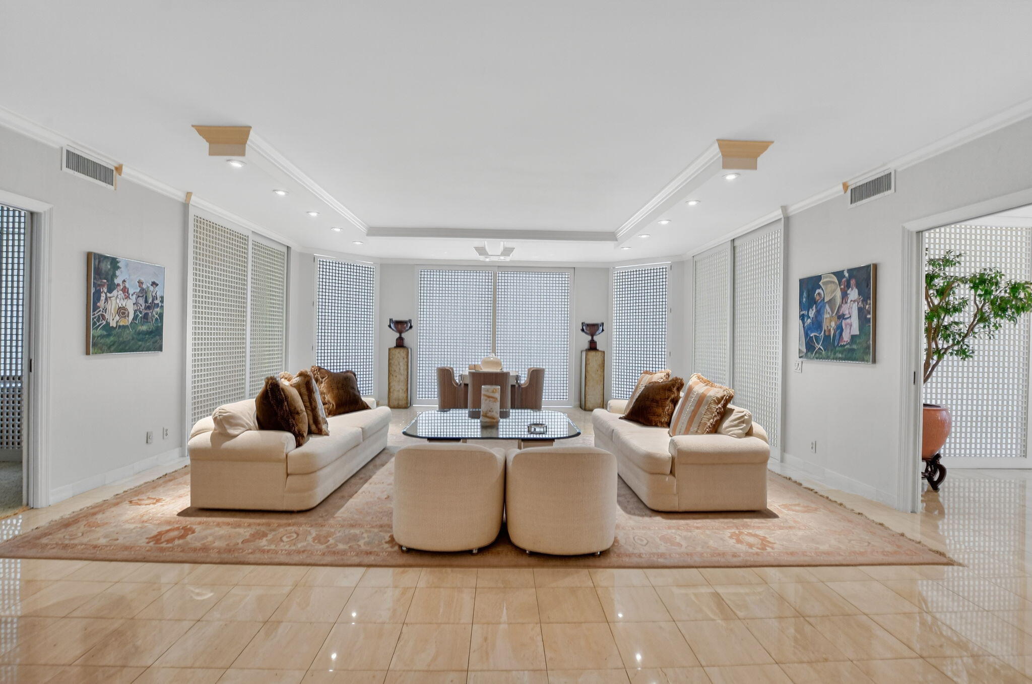 20310 Fairway Oaks Drive, Unit 124 Boca Raton, FL 33434 - Photo 13 of 65 a living room with furniture and a window