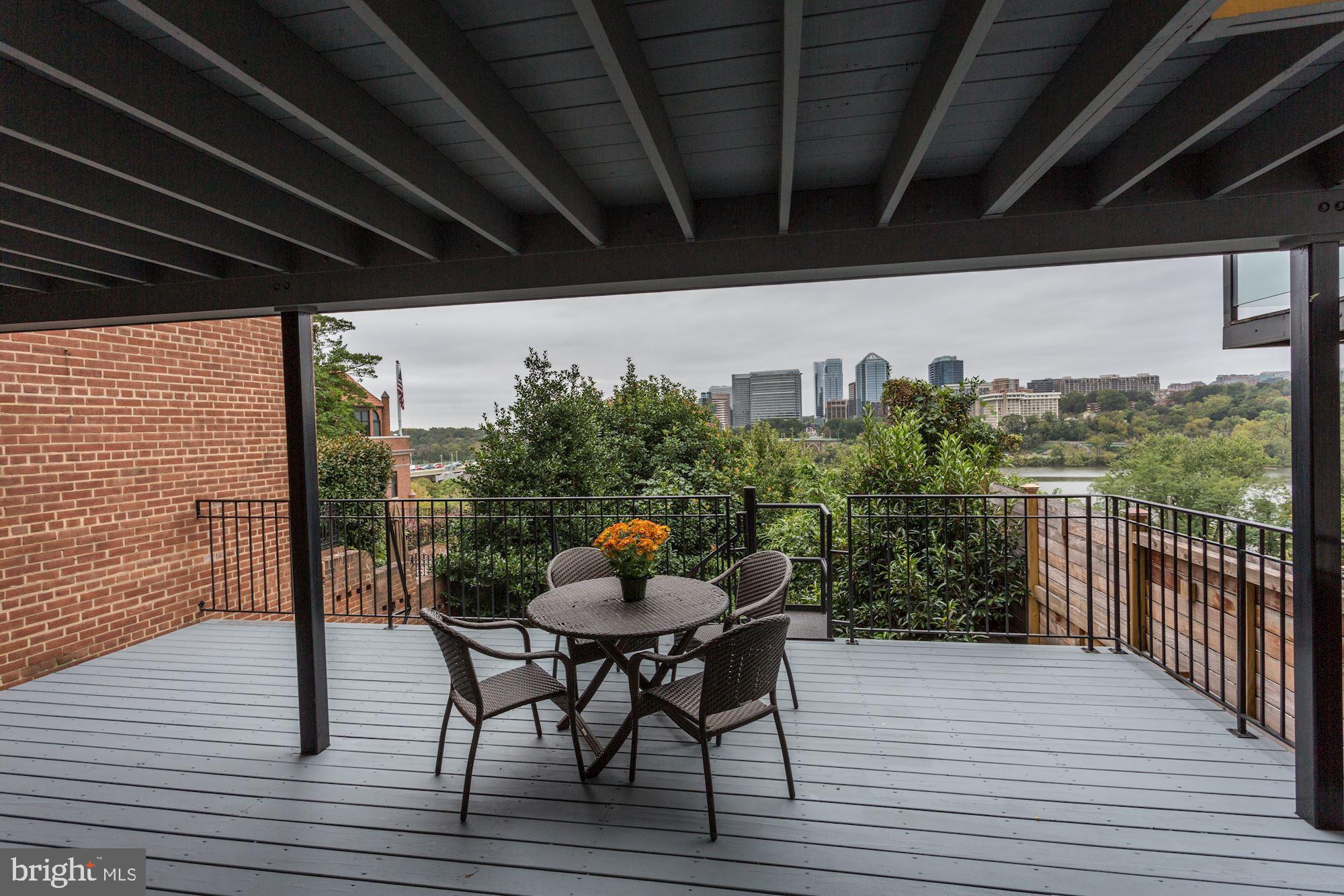 3604 Prospect Street Northwest Washington, DC 20007 - Photo 9 of 41 View from Main Floor Deck
