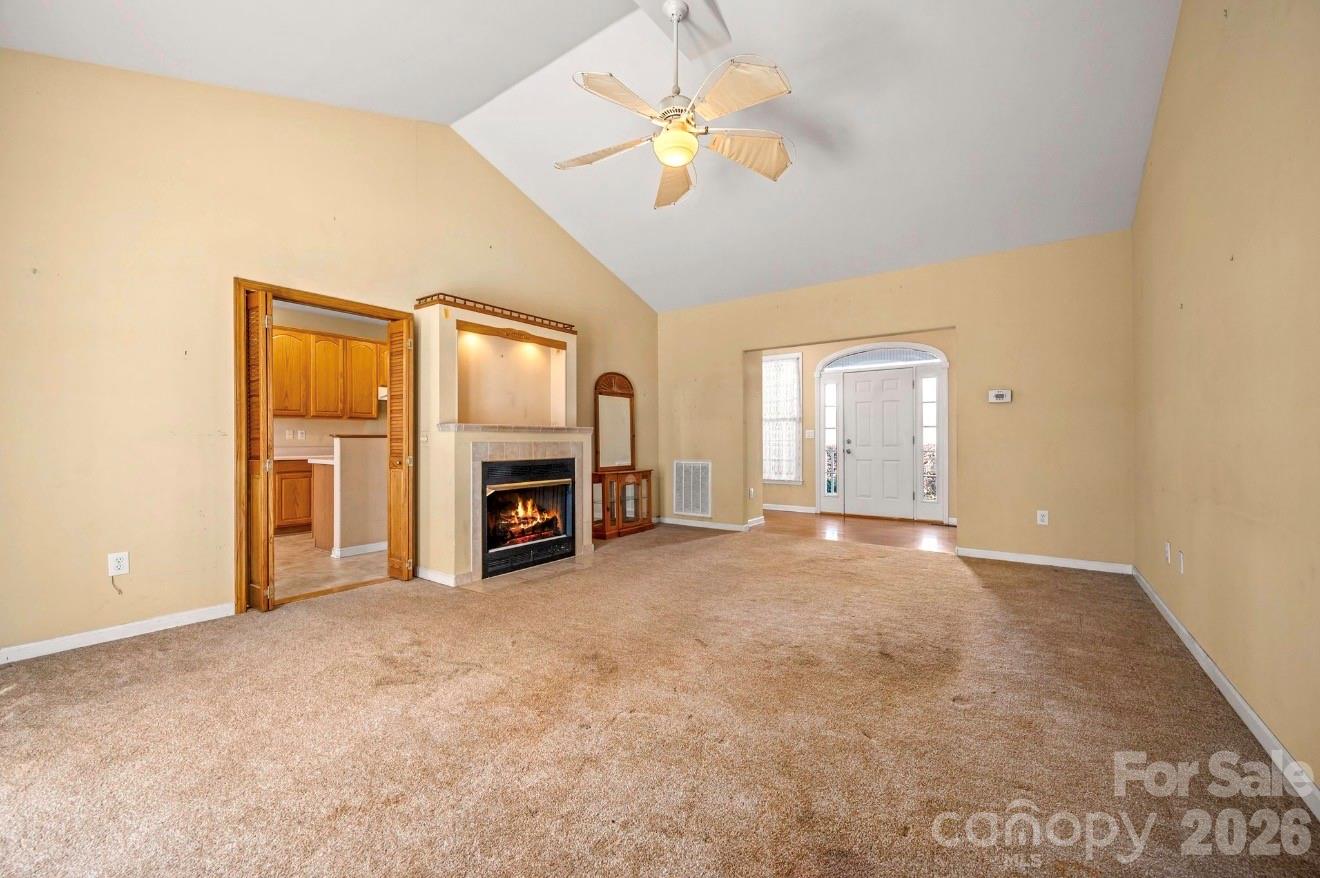 523 Shepherds Creek Circle Rutherfordton, NC 28139 - Photo 11 of 31 a view of an empty room with a fireplace