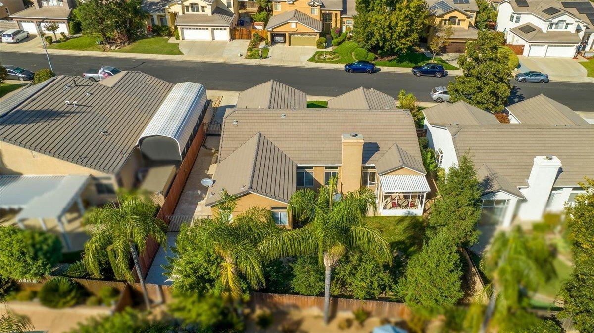 2474 Twain Avenue Clovis, CA 93611 - Photo 47 of 55 an aerial view of a house with outdoor space and street view